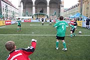 Auf dem Odeonsplatz wird der Gerd Müller Cup ausgetragen (Foto: Martin Schmitz)